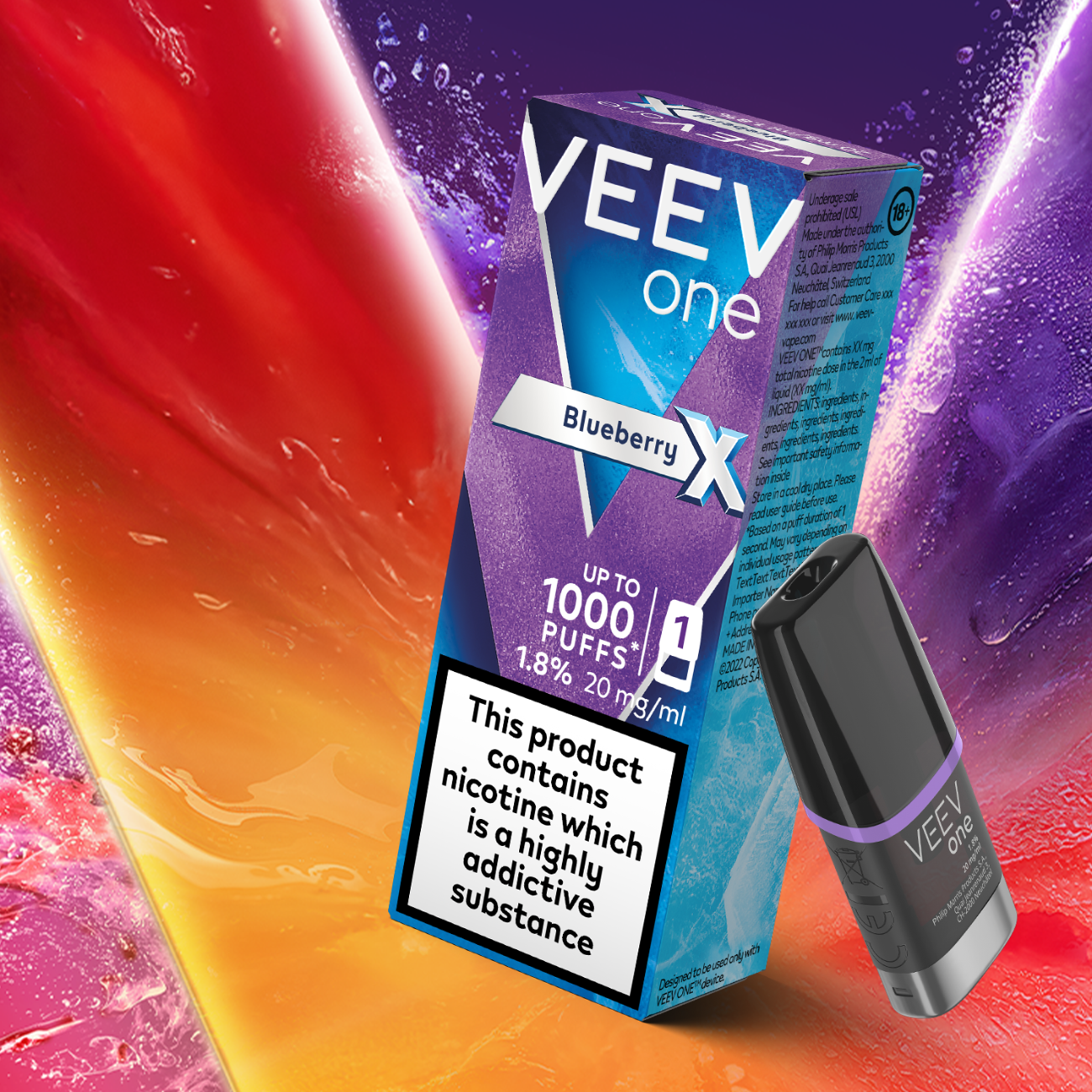 VEEV One Flavour Pods - Replacement Pods