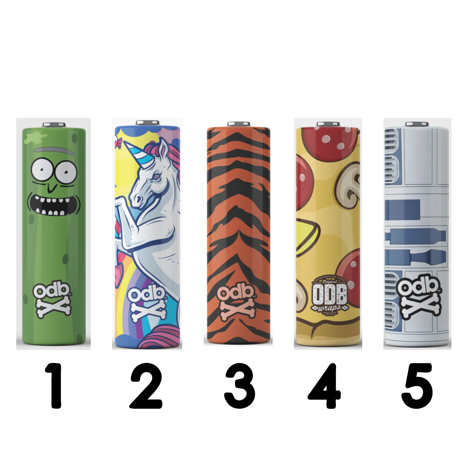 ODB Wraps - 21700 Battery Wraps - ASAP VAPE