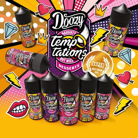 Doozy Temptations - 100ML Shortfills - ASAP VAPE