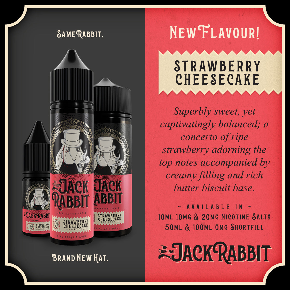 Jack Rabbit - 100ML Shortfills - ASAP VAPE