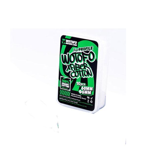 Wotofo Xfiber Cotton for Profile (60mm Ø6mm) - ASAP VAPE