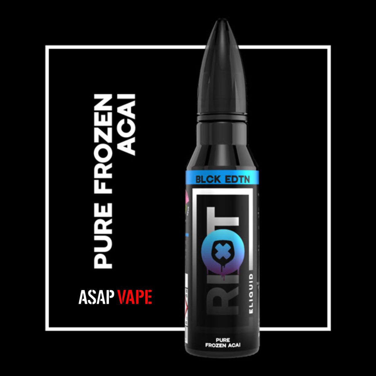 Riot Squad - Black Edition - 50ML Shortfills - ASAP VAPE