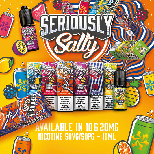 Seriously Salty Sodas - Nic-Salts - ASAP VAPE