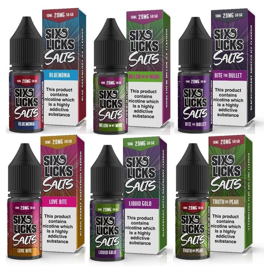 Six Licks - Nic-Salts - ASAP VAPE