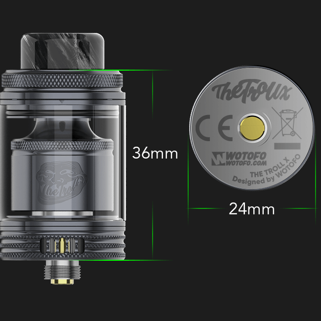 Troll X RTA - Wotofo - ASAP VAPE